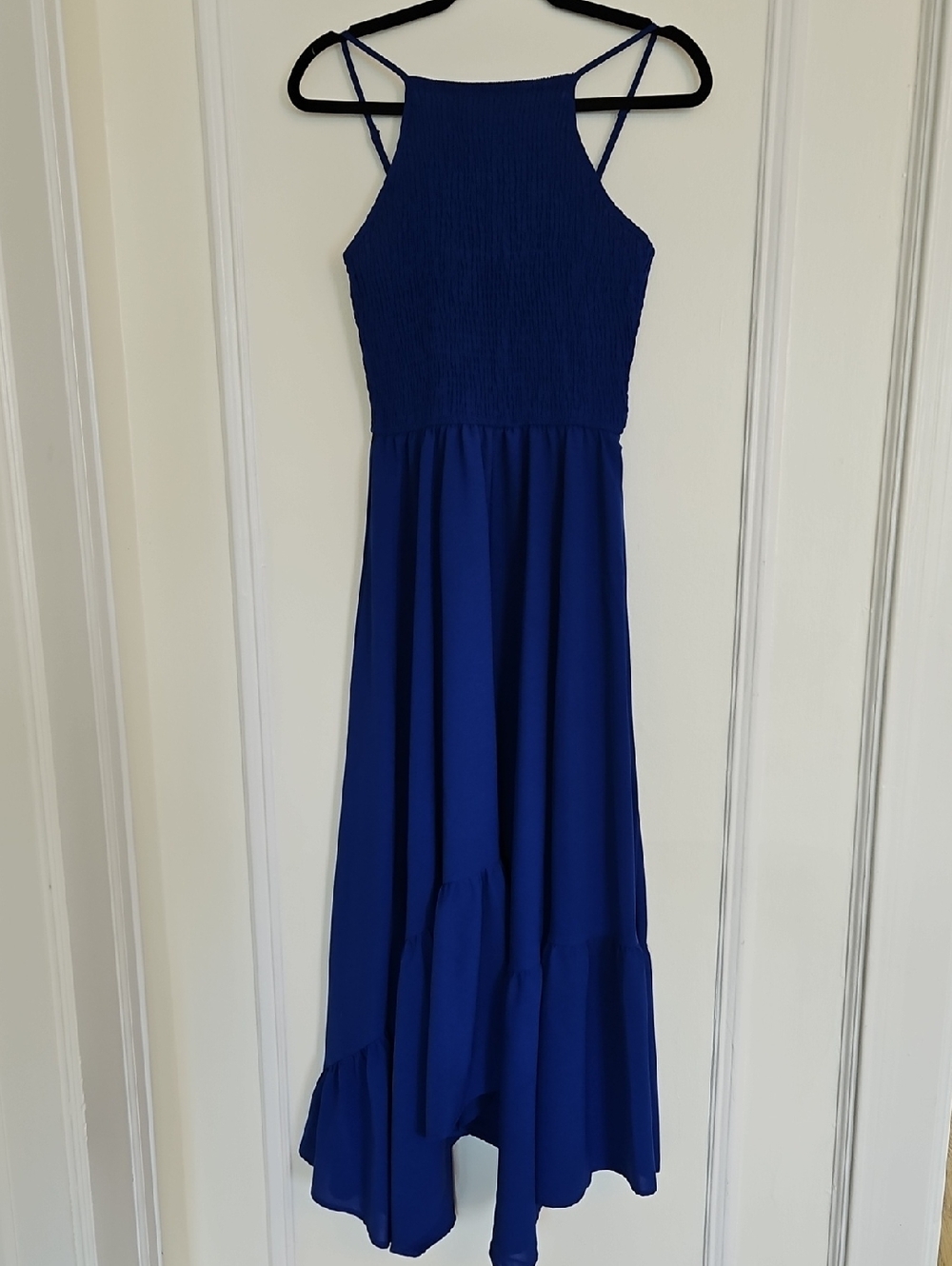 Elegant Royal Blue Maxi Dress Size Small